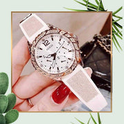  Shop Authentic Guess Swirl Quartz Silver Dial White Rubber Strap Watch For Women - W1096l2 - Luxxuri