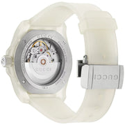  Shop Authentic Gucci Dive Automatic White Dial White Rubber Strap Unisex Watch - YA136342 - Luxxuri