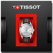  Shop Authentic Tissot Gentleman Powermatic 80 Silicium Silver Dial Brown Leather Strap Watch For Men - T127.407.16.031.01 - Luxxuri