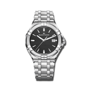  Shop Authentic Maurice Lacroix Aikon Venturer Black Dial Silver Steel Strap Watch for Men - AI1008-SS002-331-1 - Luxxuri