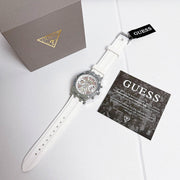  Shop Authentic Guess Glitz Pride Limited Edition White Dial White Rubber Strap Watch for Women - GW0407L4 - Luxxuri