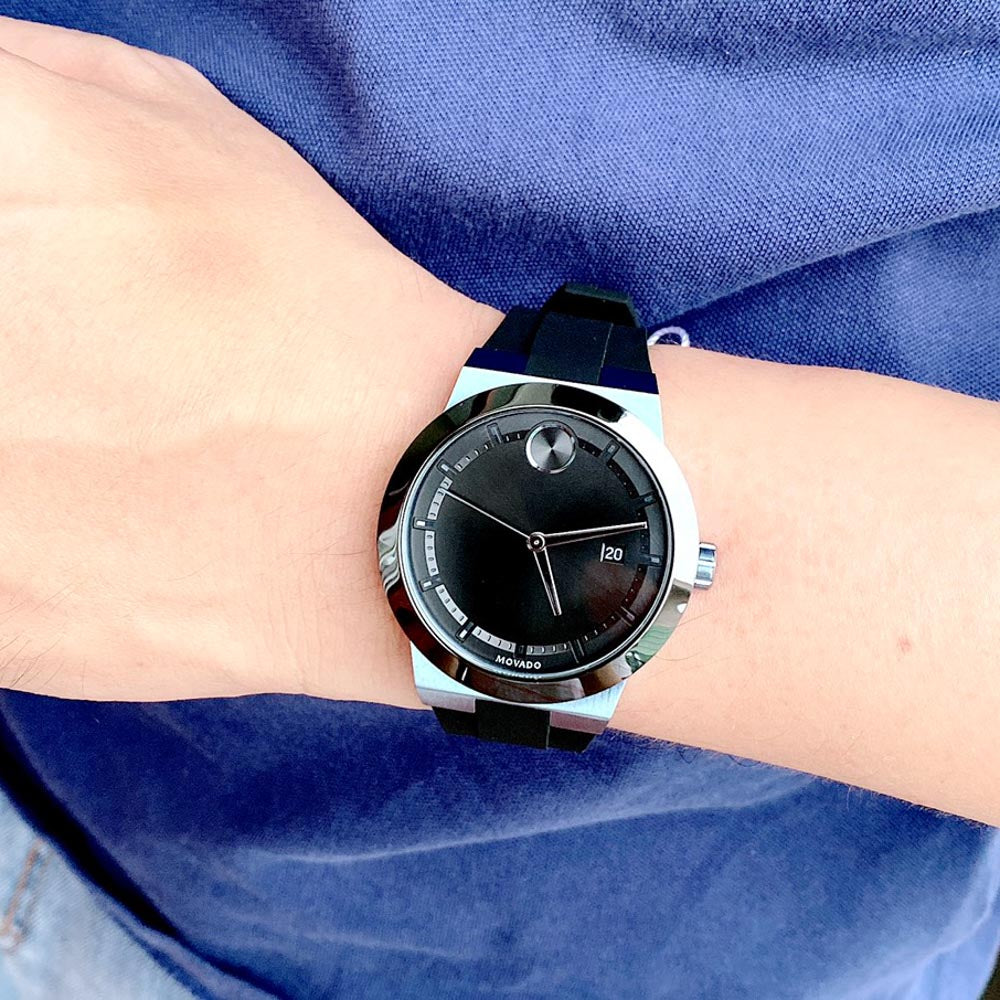  Shop Authentic Movado Bold Fusion Black Dial Black Rubber Strap Watch for Men - 3600626 - Luxxuri