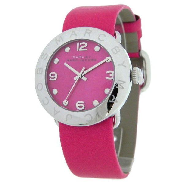  Shop Authentic Marc Jacobs Amy Pop Pink Dial Pink Leather Strap Watch for Women - MBM1286 - Luxxuri