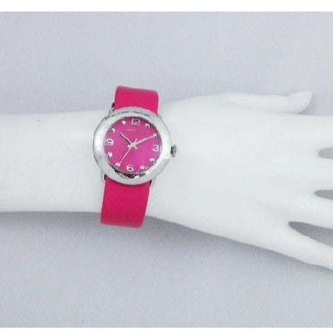  Shop Authentic Marc Jacobs Amy Pop Pink Dial Pink Leather Strap Watch for Women - MBM1286 - Luxxuri
