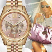  Shop Authentic Michael Kors Lexington Gold Dial Gold Steel Strap Watch for Women - MK6473 - Luxxuri
