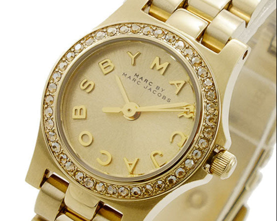  Shop Authentic Marc Jacobs Henry Gold Dial Gold Steel Strap Watch for Women - MBM3277 - Luxxuri