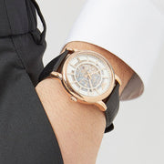  Shop Authentic Emporio Armani Meccanico Automatic White Dial Brown Leather Strap Watch For Men - AR60027 - Luxxuri