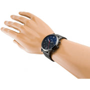  Shop Authentic Fossil Neutra Chronograph Blue Dial Silver Mesh Bracelet Watch for Men - FS5383 - Luxxuri