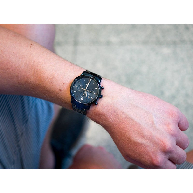  Shop Authentic Fossil Neutra Chronograph Blue Dial Blue Steel Strap Watch for Men - FS5826 - Luxxuri