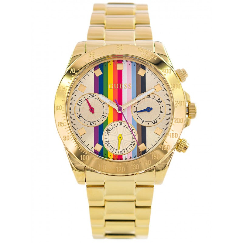  Shop Authentic Guess Eclipse Multifunction Gold Dial Gold Steel Strap Watch for Women - GW0433L1 - Luxxuri