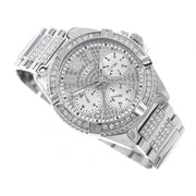  Shop Authentic Guess Frontier Diamonds Silver Dial Silver Steel Strap Watch For Women - W1156L1 - Luxxuri