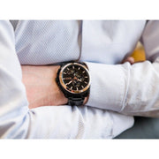  Shop Authentic Hugo Boss Grandmaster Black Dial Black Steel Strap Watch for Men  - 1513885 - Luxxuri