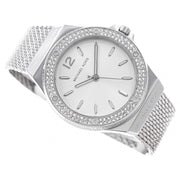  Shop Authentic Michael Kors Lennox Three-Hand Silver Dial Silver Steel Strap Watch For Women - MK7337 - Luxxuri