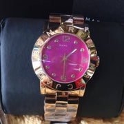  Shop Authentic Marc Jacobs Amy Pink Dial Rose Gold Steel Strap Dial Watch for Women - MBM8625 - Luxxuri