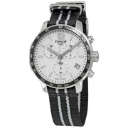  Shop Authentic Tissot Quickster Chronograph NBA San Antonio Spurs Edition White Dial Two Tone NATO Strap Watch for Men - T095.417.17.037.07 - Luxxuri