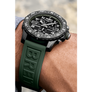  Shop Authentic Breitling Endurance Pro Black Dial Green Rubber Strap Watch for Men - X82310D31B1S1 - Luxxuri