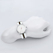  Shop Authentic Gucci G Timeless Quartz White DIal White NATO Strap Watch For Men - YA126322 - Luxxuri