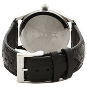  Shop Authentic Gucci G Timeless Quartz Black Dial Black Leather Strap Watch For Men - YA1264031 - Luxxuri
