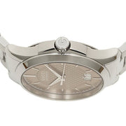  Shop Authentic Gucci G Timeless Automatic Brown Dial Silver Steel Strap Watch For Women - YA126431A - Luxxuri