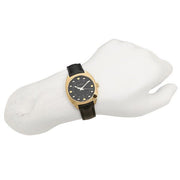  Shop Authentic Gucci GG2570 Quartz Black Dial Black Leather Strap Watch For Women - YA142408 - Luxxuri