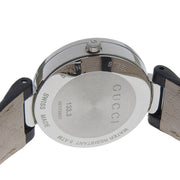  Shop Authentic Gucci G Interlocking Black Dial Black Leather Strap Watch For Women - YA133301 - Luxxuri