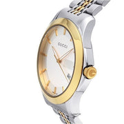  Shop Authentic Gucci G Timeless Silver Dial Two Tone Steel Strap Watch For Men - YA126409 - Luxxuri