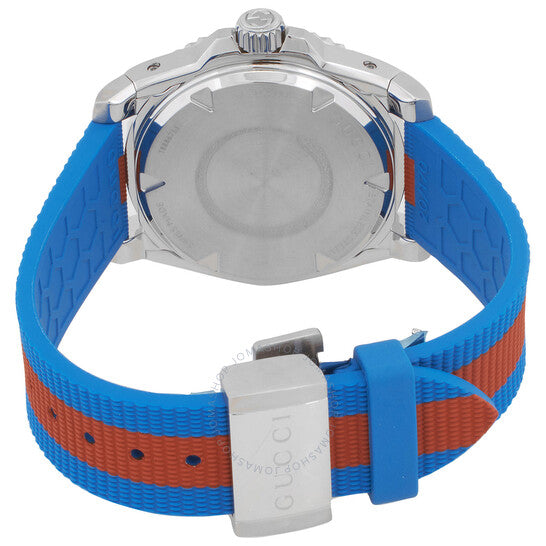  Shop Authentic Gucci Dive Automatic Grey Dial Two Tone Rubber Strap Watch for Men - YA136352 - Luxxuri