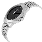  Shop Authentic Gucci G Timeless Diamonds Black Dial Silver Steel Strap Watch For Men - YA126405 - Luxxuri