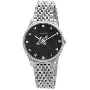  Shop Authentic Gucci G Timeless Automatic Black Dial Silver Steel Strap Watch For Men - YA126353 - Luxxuri