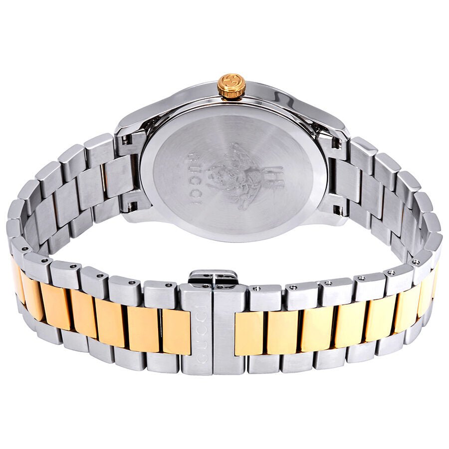  Shop Authentic Gucci G Timeless Quartz Silver Dial Silver Steel Strap Watch For Women - YA1264075 - Luxxuri