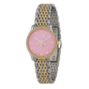  Shop Authentic Gucci G Timeless Quartz Pink Dial Two Tone Steel Strap Watch For Women - YA1265030 - Luxxuri