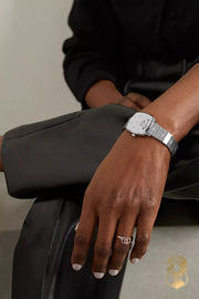  Shop Authentic Gucci Grip Quartz Silver Dial Silver Steel Strap Watch For Men - YA157501 - Luxxuri