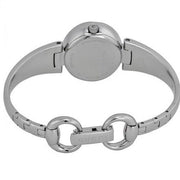  Shop Authentic Gucci Guccissima Quartz Silver Dial Silver Steel Strap Watch For Women - YA134502 - Luxxuri