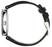  Shop Authentic Gucci Interlocking G Iconic Black Dial Black Leather Strap Watch For Men - YA133205 - Luxxuri