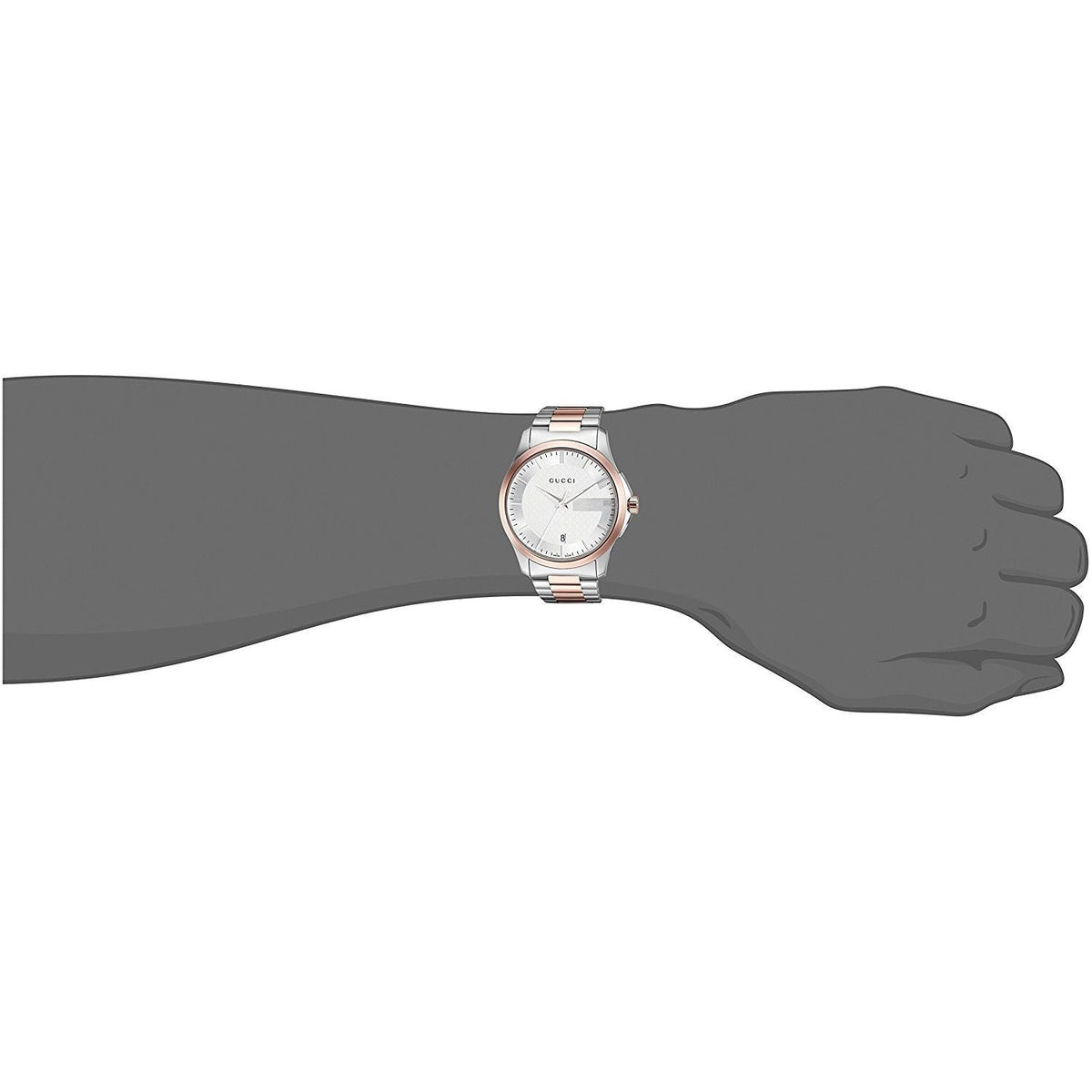  Shop Authentic Gucci G Timeless Silver Dial Two Tone Steel Strap Watch For Men - YA126447 - Luxxuri