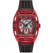  Shop Authentic Guess Phoenix Multifunction Analog Red Dial Black Silicone Strap Watch For Men - GW0499G4 - Luxxuri
