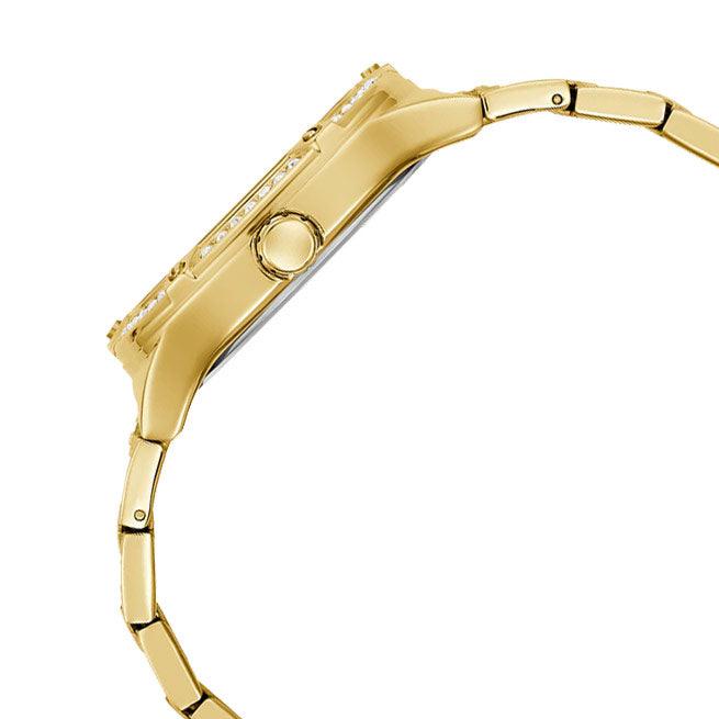 Shop Authentic Guess Duchess Quartz Gold Dial Gold Steel Strap Watch For Women - GW0558L2 - Luxxuri