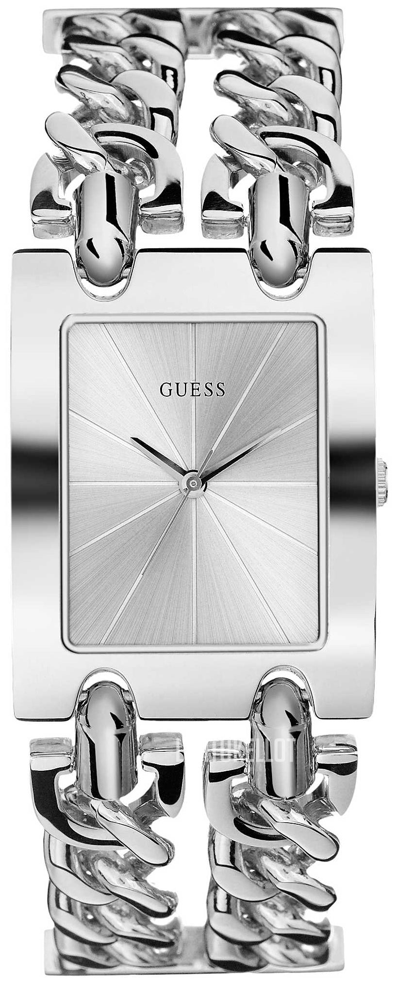  Shop Authentic Guess Mod Heavy Metal Silver Dial Silver Steel Strap Watch For Women - W1117L1 - Luxxuri