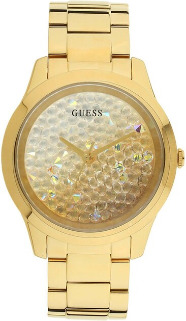  Shop Authentic Guess Crush Gold Dial Gold Steel Strap Watch For Women - GW0020L2 - Luxxuri