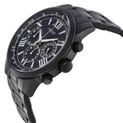  Shop Authentic Guess Horizon Chronograph Black Dial Black Steel Strap Watch For Men - W0379G2 - Luxxuri