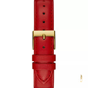  Shop Authentic Guess Trend Dragon Gold Dial Red Leather Strap Watch For Women - GW0646L1 - Luxxuri