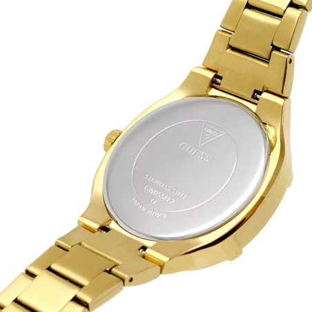  Shop Authentic Guess Duchess Quartz Gold Dial Gold Steel Strap Watch For Women - GW0558L2 - Luxxuri