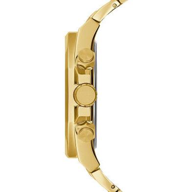  Shop Authentic Guess Empire Quartz Black Dial Gold Steel Strap Watch For Men - GW0489G2 - Luxxuri