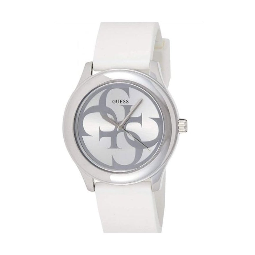  Shop Authentic Guess G Twist Quartz White Dial White Silicone Strap Watch For Women - W0911L1 - Luxxuri