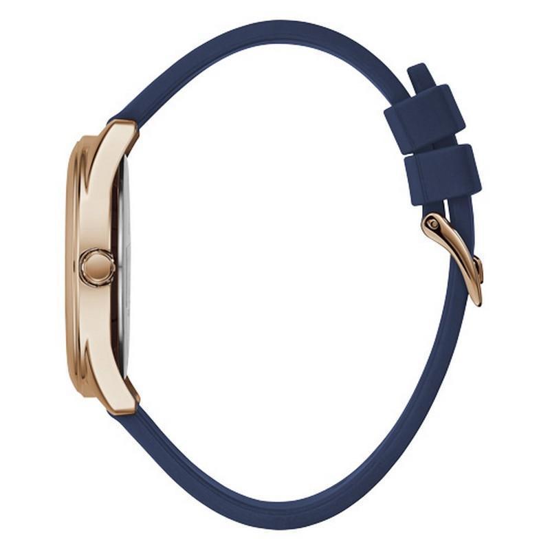  Shop Authentic Guess G Twist White Dial Blue Silicone Strap Watch For Women - W0911L6 - Luxxuri