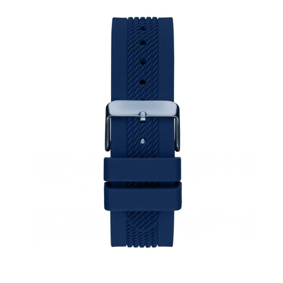  Shop Authentic Guess Delta Blue Dial Blue Silicone Strap Watch for Men - GW0051G4 - Luxxuri