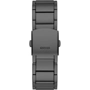  Shop Authentic Guess Phoenix Multifunction Crystals Silver Dial Black Steel Strap Watch For Men - GW0094G3 - Luxxuri