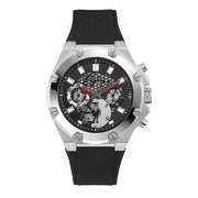  Shop Authentic Guess Third Grear Multi Function Black Dial Black Rubber Strap Watch for Men- GW0334G1 - Luxxuri
