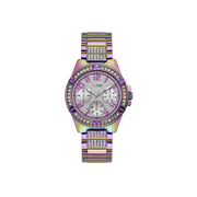  Shop Authentic Guess Lady Frontier Diamonds Silver Dial Multicolor Steel Strap Watch for Women - GW0044L1 - Luxxuri