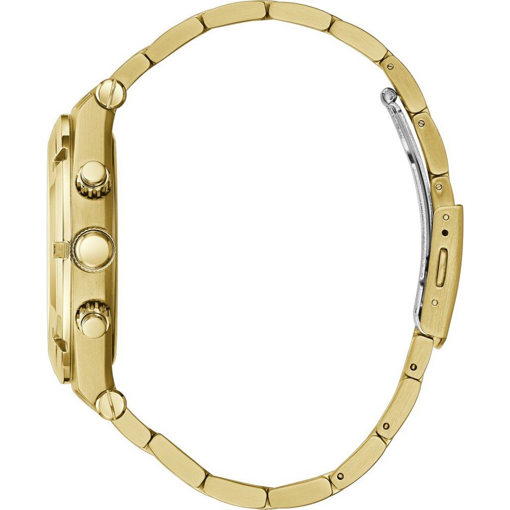  Shop Authentic Guess Continental Gold Dial Gold Steel Strap Watch For Men - GW0260G4 - Luxxuri